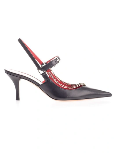 Shop Valentino Garavani Women's Black Leather Heels