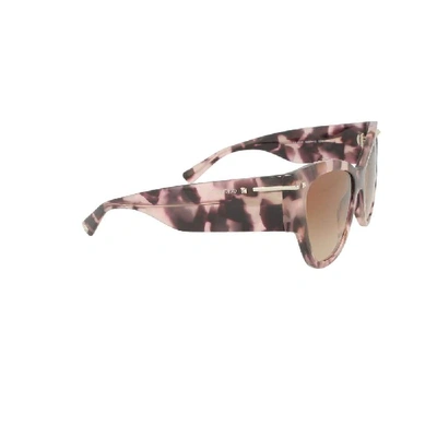 Shop Valentino Women's Pink Acetate Sunglasses