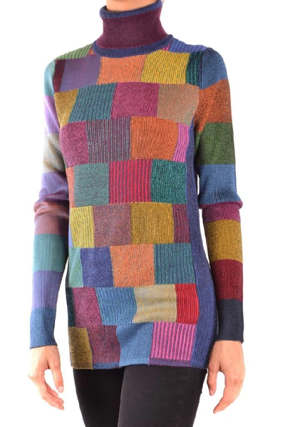 Shop Burberry Women's Multicolor Cotton Sweater