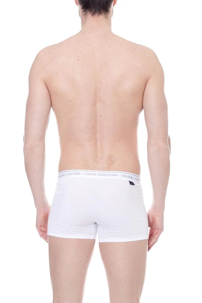 Shop Calvin Klein Underwear Men's White Cotton Boxer