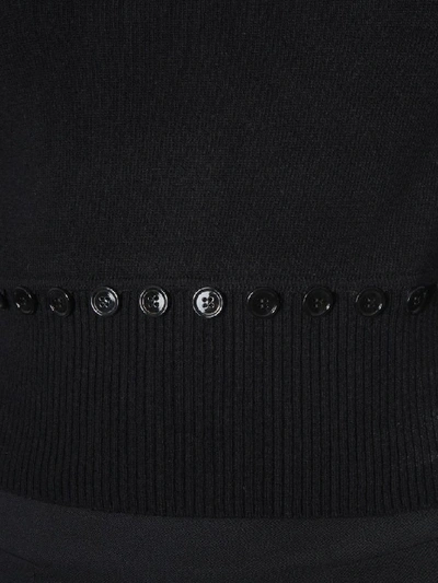 Shop Alexander Mcqueen Women's Black Wool Sweater