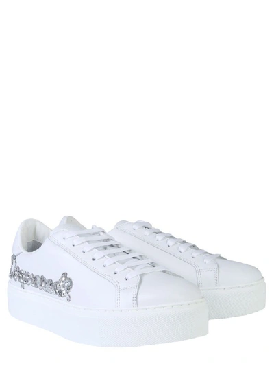 Shop Dsquared2 Women's White Leather Sneakers