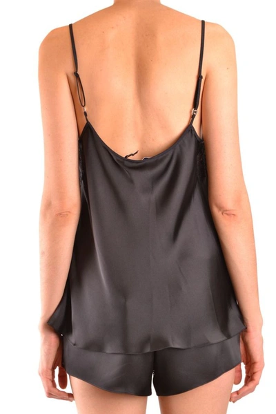 Shop Rabanne Paco  Women's Black Silk Tank Top