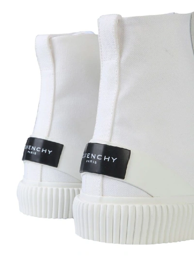 Shop Givenchy White Hi Top Sneakers