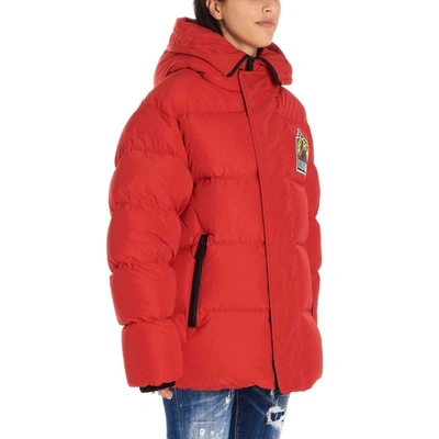 Shop Dsquared2 Women's Red Polyester Down Jacket