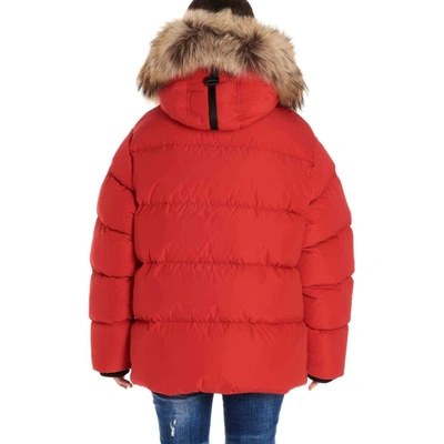 Shop Dsquared2 Women's Red Polyester Down Jacket