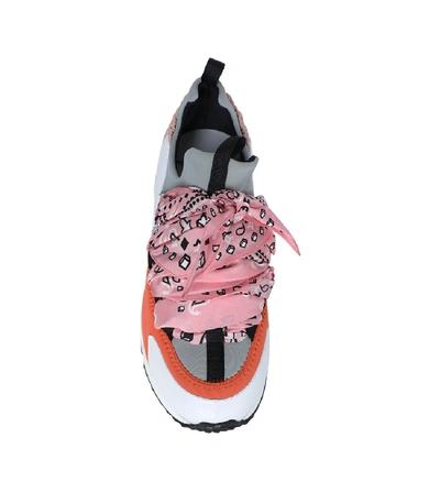 Shop Pierre Hardy Multicolor Pink Bandana Sneakers