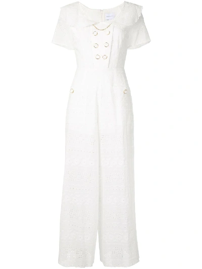 Shop Alice Mccall Baby Jane Jumpsuit In White