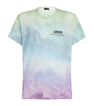 Shop Amiri Watercolour T-shirt