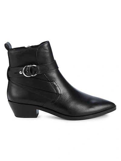 Shop Rebecca Minkoff Women's Kichi Leather & Suede Booties In Black