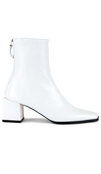 Shop Reike Nen Cube Heel Basic Boots In White