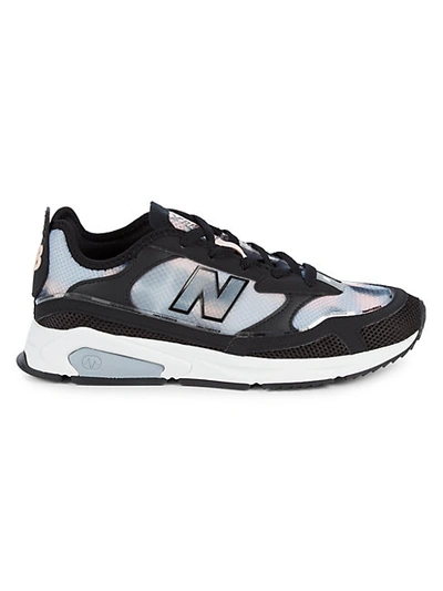 Shop New Balance Mix Media Low-top Sneakers In Black