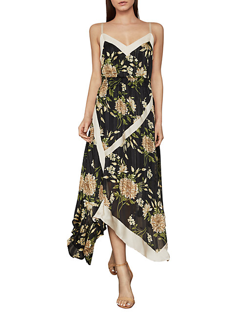 bcbg floral midi dress