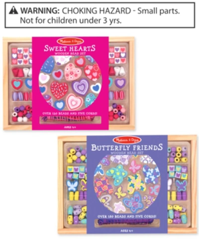 Shop Melissa & Doug Girls' Sweet Hearts & Butterfly Friends Bead Set Bundle