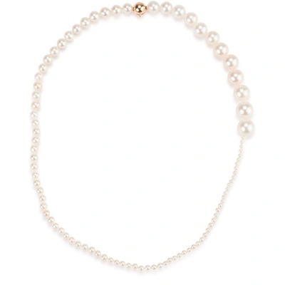 Shop Sophie Bille Brahe Peggy Necklace In White