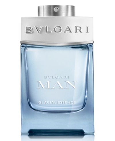 Shop Bvlgari Men's Man Glacial Essence Eau De Parfum Spray, 3.4-oz.