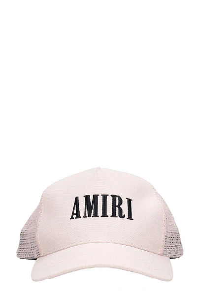 Shop Amiri Core Trucker Hats In Rose-pink Cotton