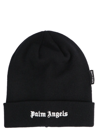Shop Palm Angels Beanie In Black