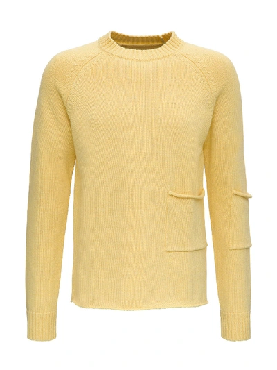 Shop Jacquemus Mazan Jumper In Yellow