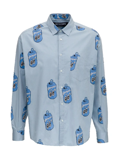 Shop Jacquemus Simon Shirt In Blu