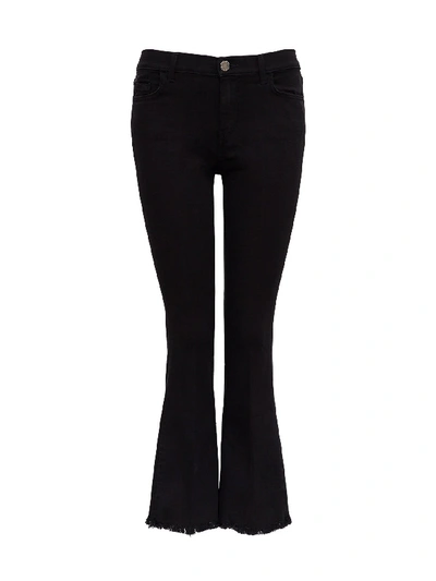 Shop Pinko Flared Jeans In Black