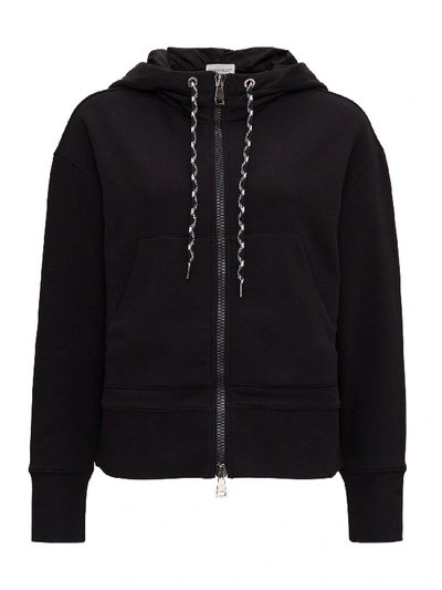 Shop Moncler Hoodie In Black