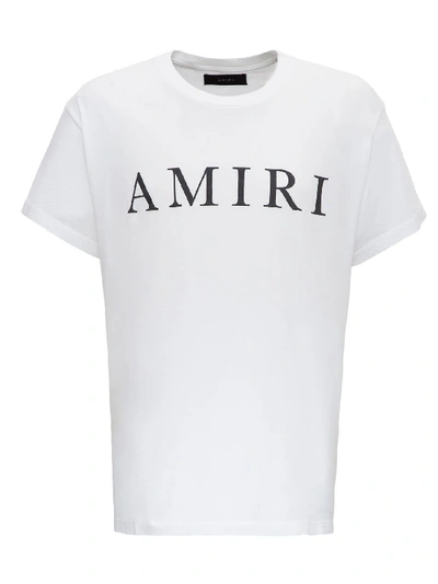 Shop Amiri Tee With Logo In White