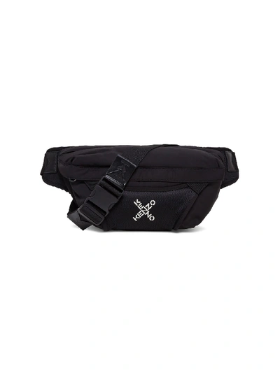 Shop Kenzo Belt Bag With Logo In Black