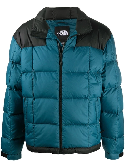 Shop The North Face Lhotse Padded Jacket In Blue
