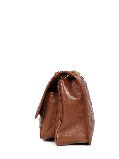 Shop Saint Laurent Niki Bag Medium In Brown