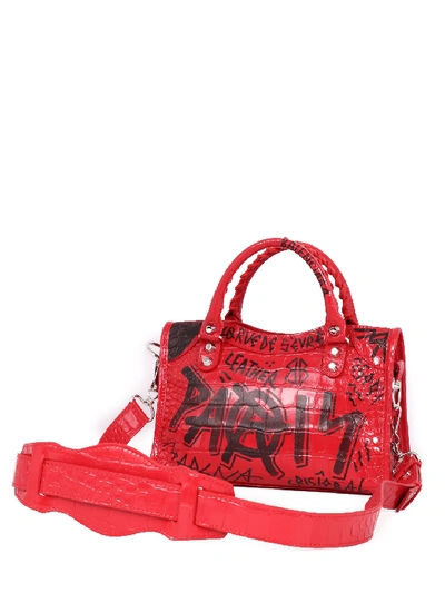 Shop Balenciaga Classic City Bag Mini In Red