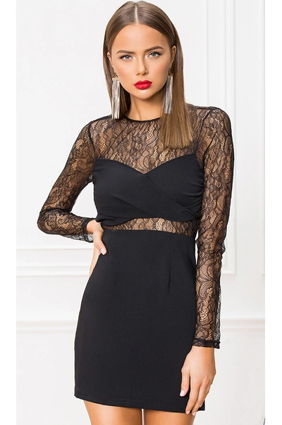 Shop About Us Mady Dress In Black