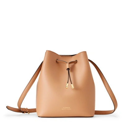 Lauren Ralph Lauren Mini Debby Ii Drawstring Bag In Nude/nude | ModeSens