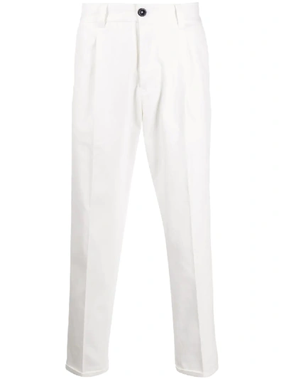 Shop Pt01 Straight Leg Trousers In White