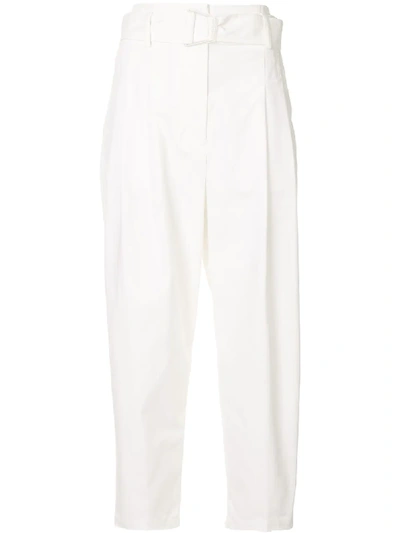Shop 3.1 Phillip Lim / フィリップ リム High-waisted Cropped Trousers In White