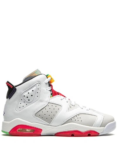 Shop Jordan Air  6 Retro "hare" Sneakers In White