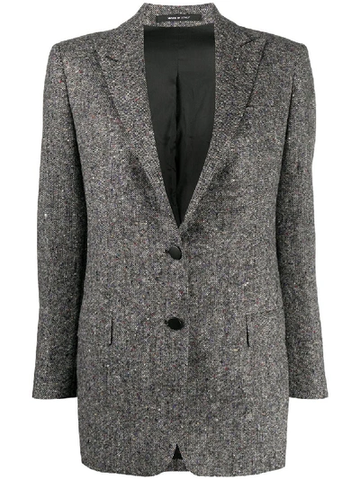 Shop Tagliatore Bertha Tailored Blazer In Grey