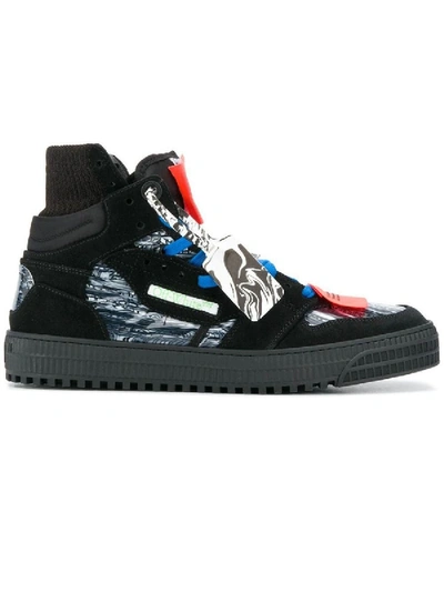 Shop Off-white Off Court High-top Sneakers Black
