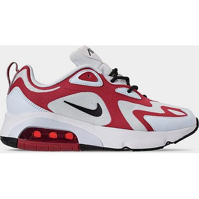 Shop Nike Women's Air Max 200 Casual Shoes In White