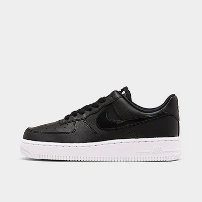 Shop Nike Women's Air Force 1 '07 Essential Casual Shoes In Black