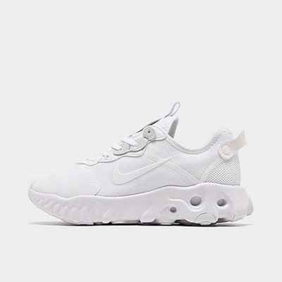 Shop Nike Women's React Art3mis Casual Shoes In White/white/white