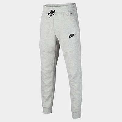 Shop Nike Kids' Sportswear Tech Fleece Jogger Pants In Dark Grey Heather/black