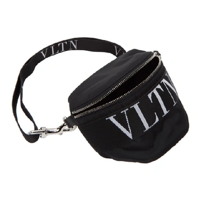 VALENTINO 黑色 VALENTINO GARAVANI “VLTN”斜挎包