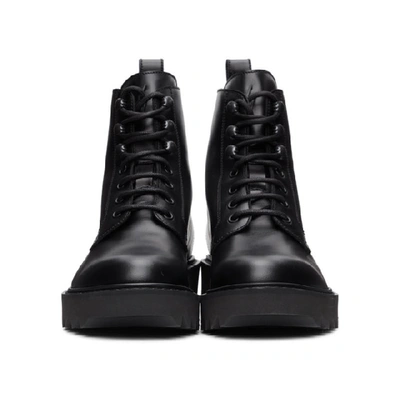 Shop Giuseppe Zanotti Black Nevada Boots In Nero