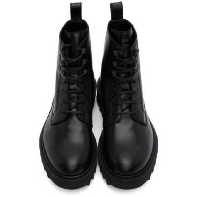 Shop Giuseppe Zanotti Black Nevada Boots In Nero