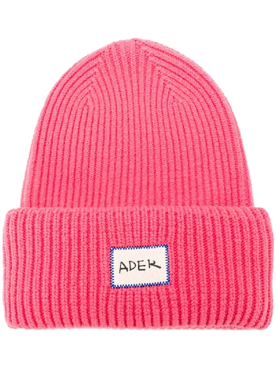 RIBBED-KNIT BEANIE