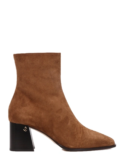 Shop Jimmy Choo Bryelle Ankle Boots In Beige