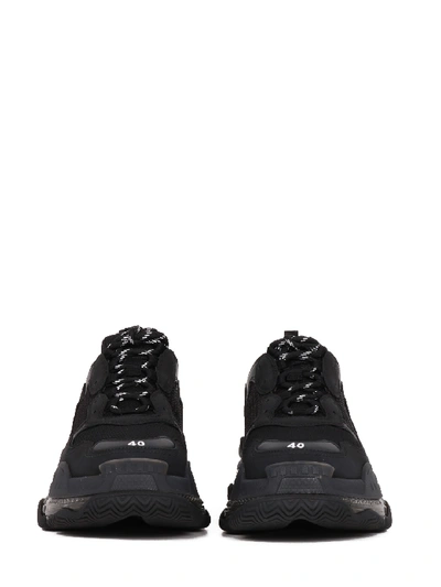 Shop Balenciaga Ttripls S Sneakers Black