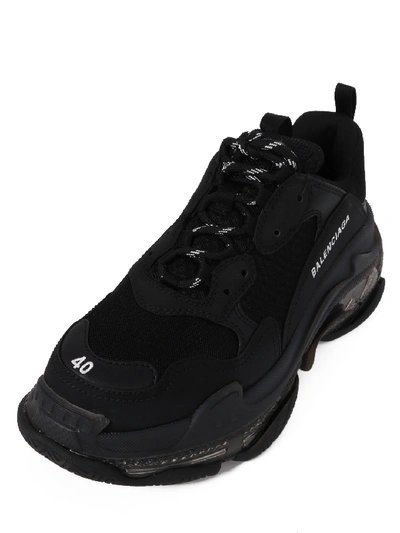 Shop Balenciaga Ttripls S Sneakers Black