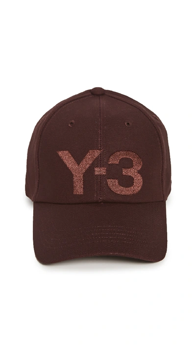 Shop Y-3 Classic Logo Cap In Night Red